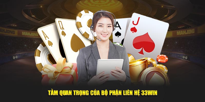 Tầm quan trọng của bộ phận liên hệ 33Win